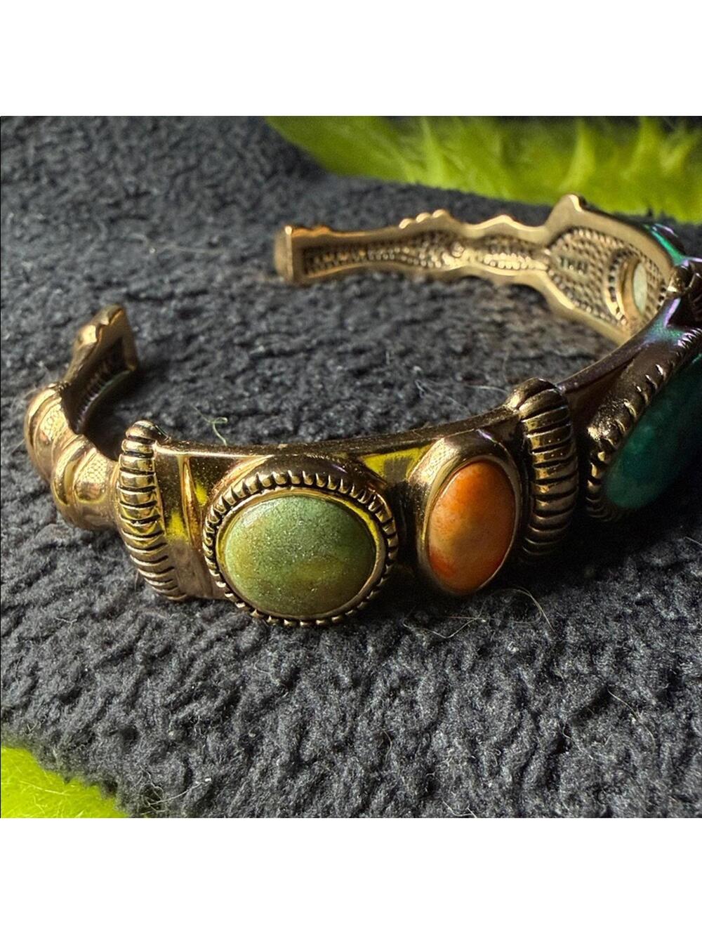 Studio Barse “Spice” Multi-Stone Cuff Bracelet - Picture 4 of 8